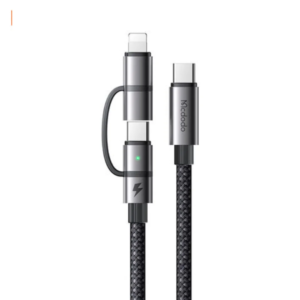 Mcdodo 2-in-1 100W USB-C to USB-C + Lightning Fast Charging Data Cable 1.2m – CA-0450