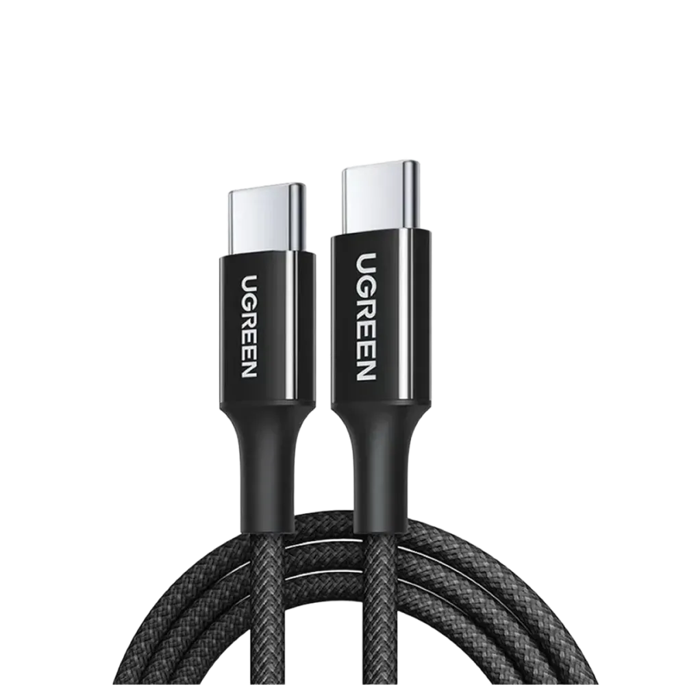 UGREEN USB-C to USB-C Braided Cable 1m Black – 35254